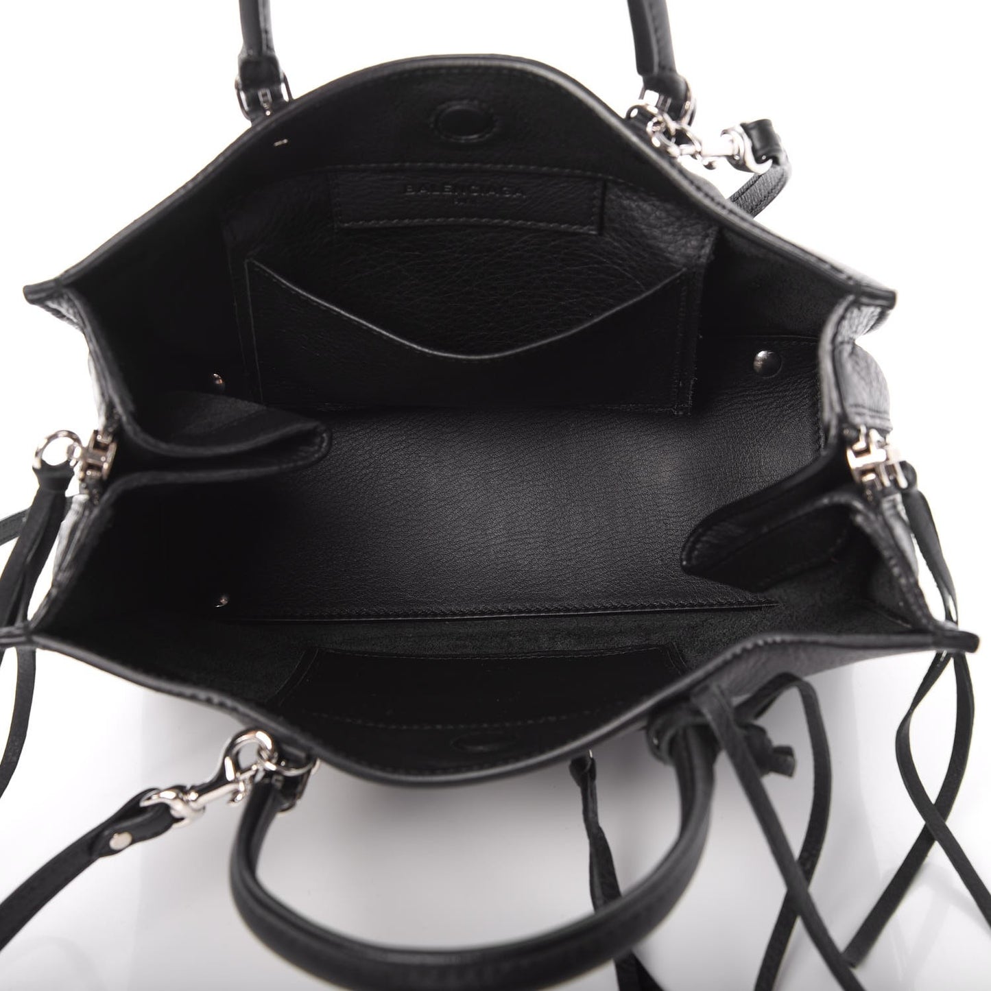 Veau Papier A6 Zip Around Tote Black