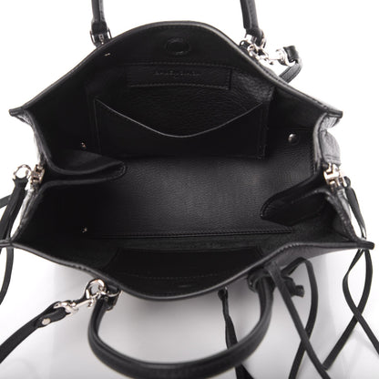 Balenciaga Veau Papier A6 Zip Around Tote Black 6 of 10