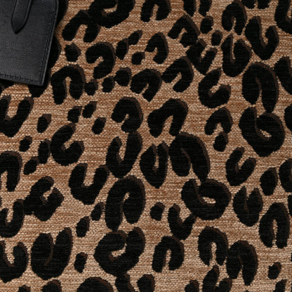 Louis Vuitton Jacquard Velvet Leopard Print Stephen Sprouse North South Bag Black 7 of 14