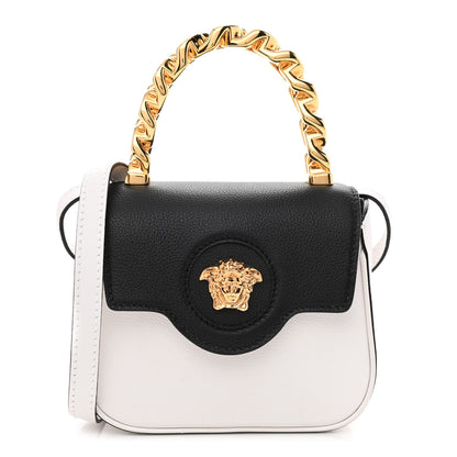 Versace Mini La Medusa Bag Black White 1 of 11