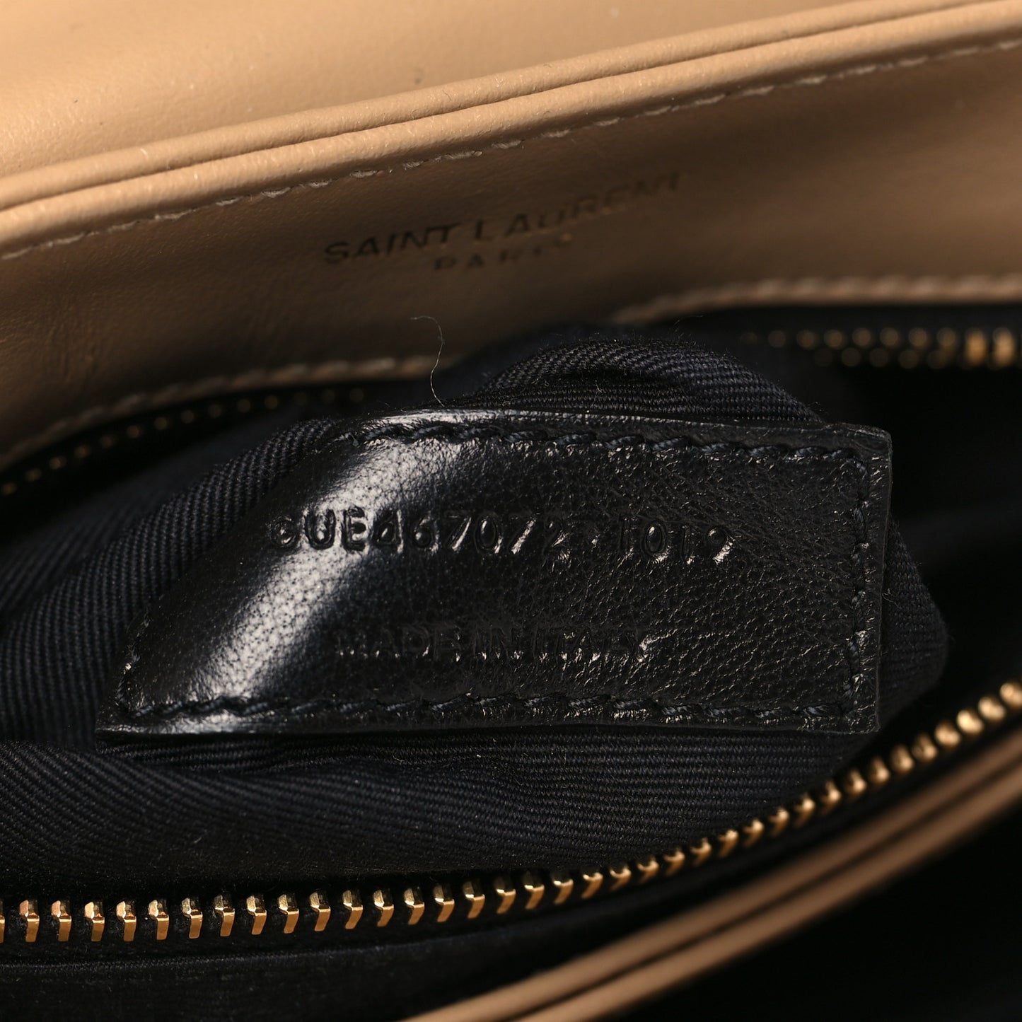Calfskin Y Quilted Monogram Toy Loulou Crossbody Bag Latte