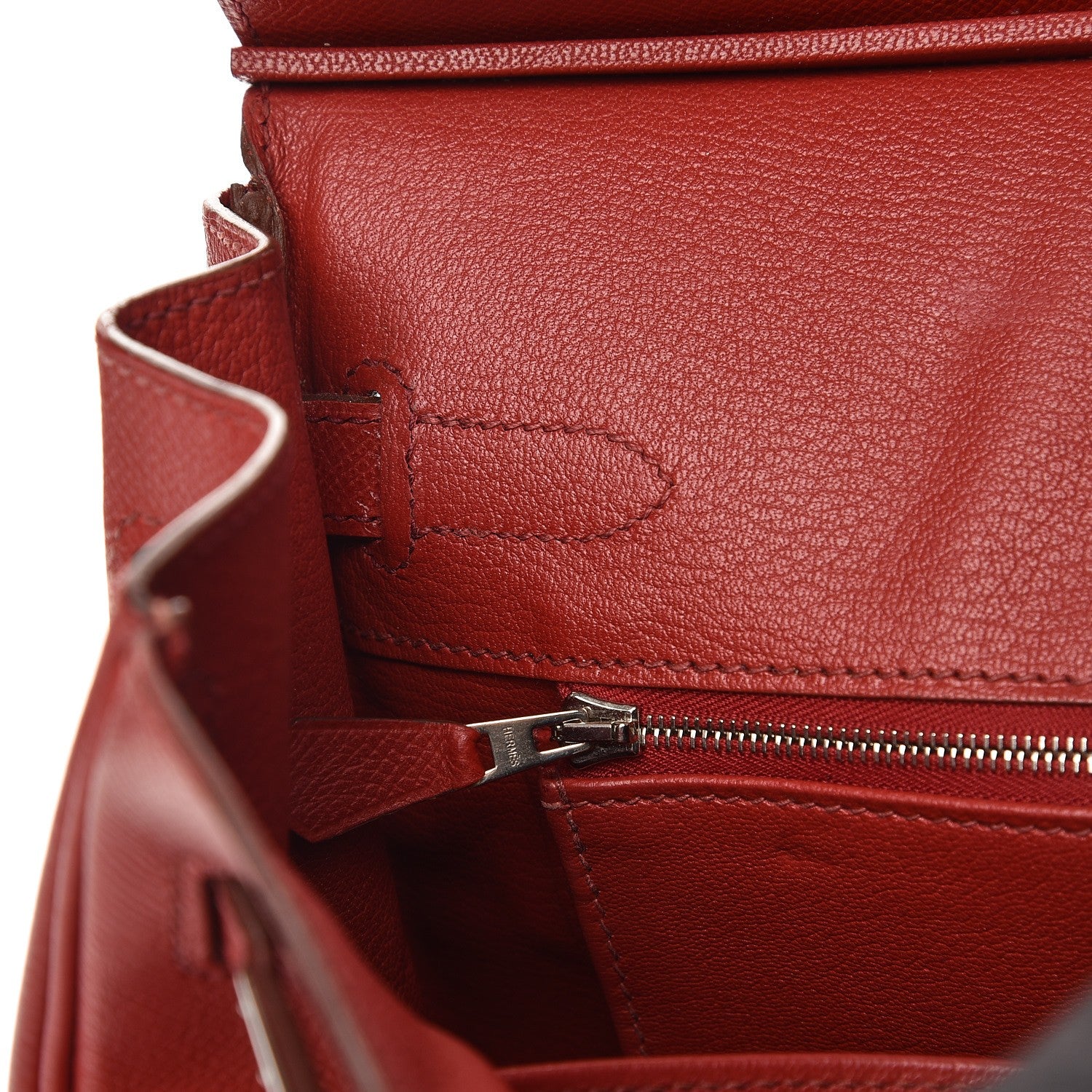 Hermes Epsom Birkin 30 Rouge Garance 17 of 38