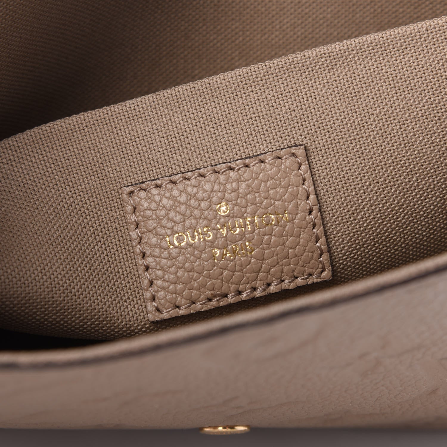Louis Vuitton Empreinte Pochette Felicie Chain Wallet Tourterelle 8 of 13