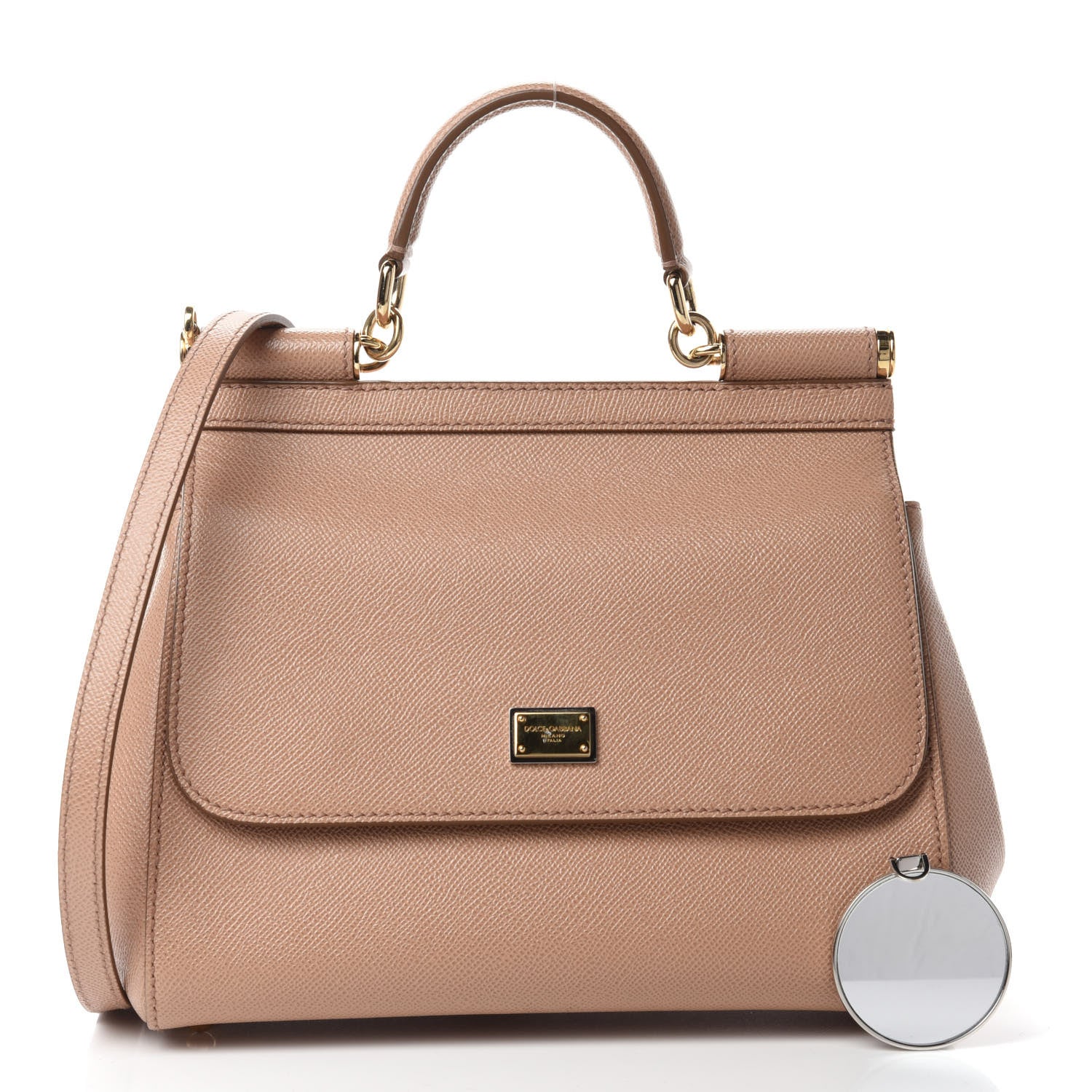 Dolce & Gabbana Dauphine Medium Miss Sicily Satchel Tortora Sand 3 of 13