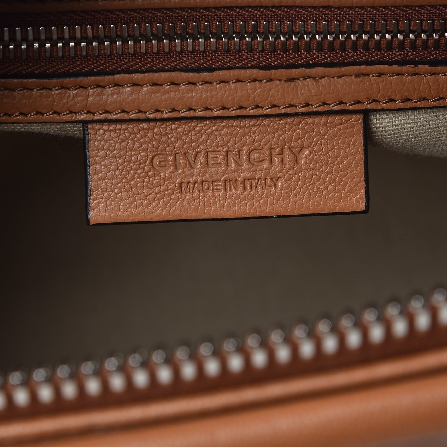 Sugar Goatskin Small Antigona Caramel