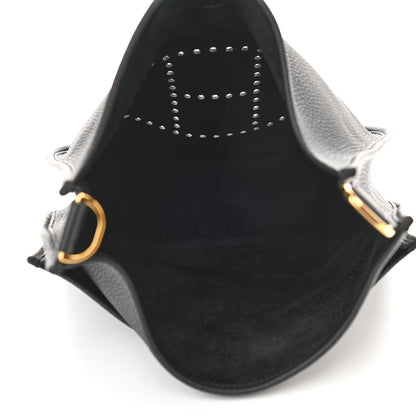 Hermes Taurillon Clemence Evelyne III PM Black 5 of 11
