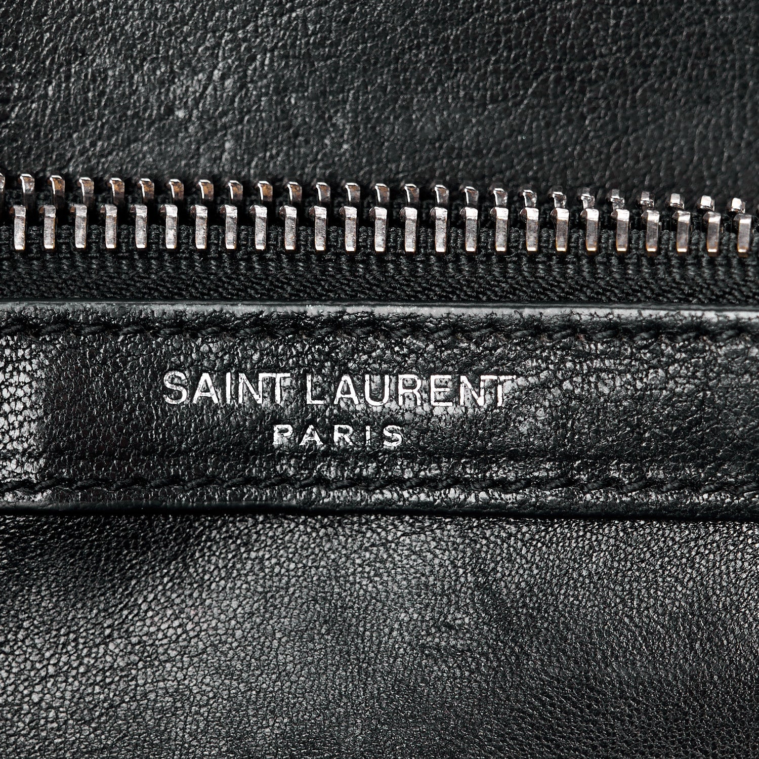 Saint Laurent SAINT LAURENT Sheepskin Matelasse Chevron Monogram Medium College Bag Black 9 of 12