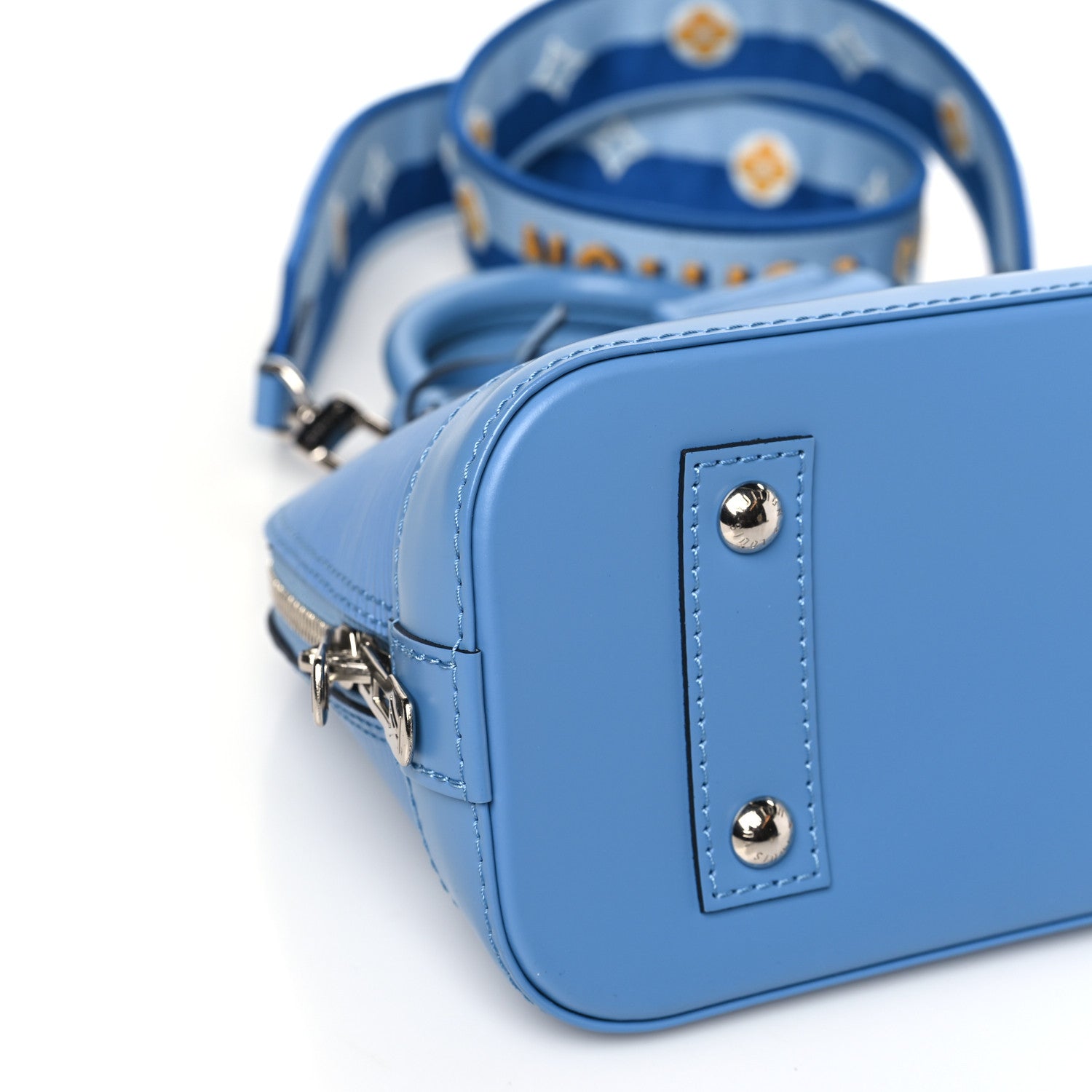 Louis Vuitton Epi Jacquard Alma BB Bleuet 7 of 8
