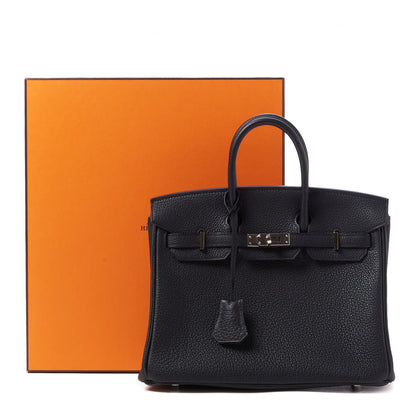 Hermes Togo Birkin 25 Black 32 of 32