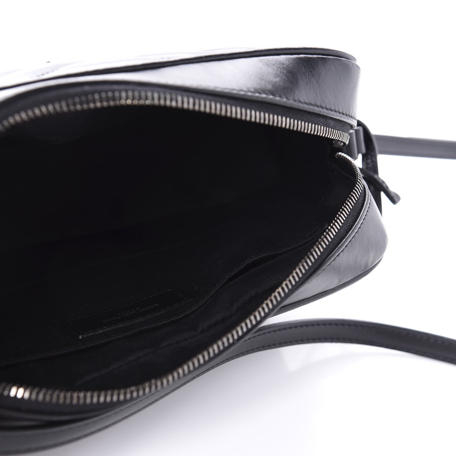 Saint Laurent Calfskin Matelasse Monogram Lou Camera Bag Black 6 of 10