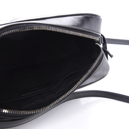 Saint Laurent Calfskin Matelasse Monogram Lou Camera Bag Black 6 of 10