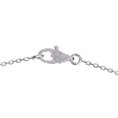 Van Cleef & Arpels 18K White Gold Turquoise Sweet Alhambra Butterfly Pendant Necklace 5 of 8