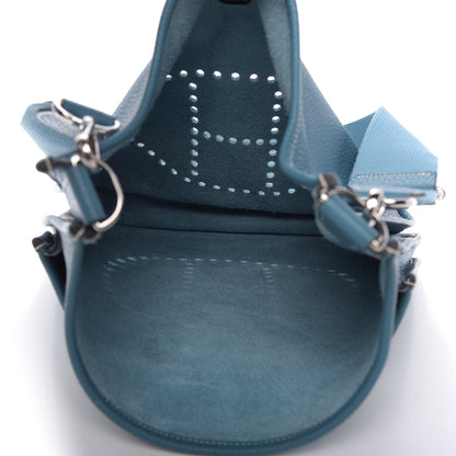 Hermes Taurillon Clemence Evelyne III GM Blue Jean 5 of 8