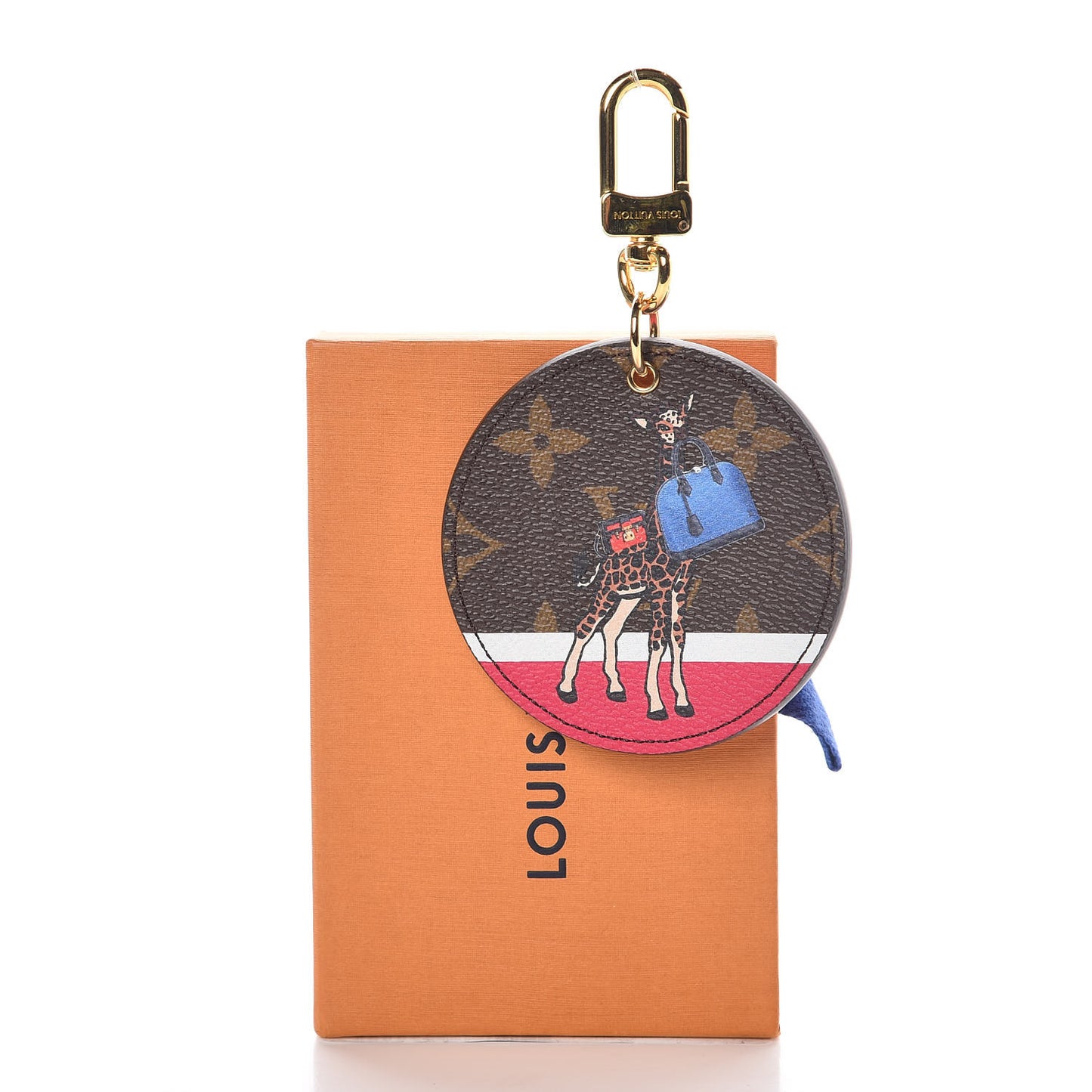 Monogram 2017 Christmas Animation Bag Charm Key Holder
