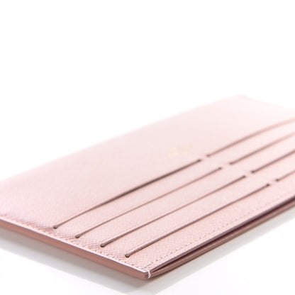 Louis Vuitton Calfskin Felicie Card Holder Insert Rose Ballerine 6 of 8