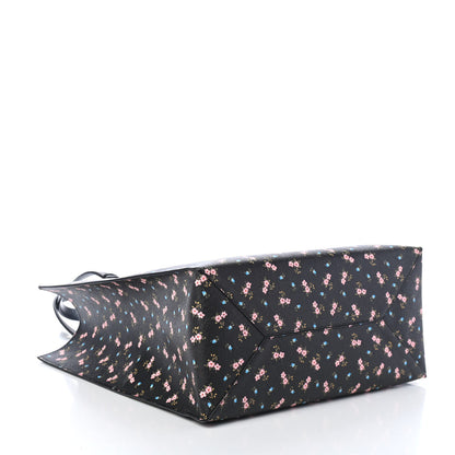 Givenchy Coated Canvas Hibiscus Print Medium Stargate Shopper Tote Black Multicolor 4 of 5