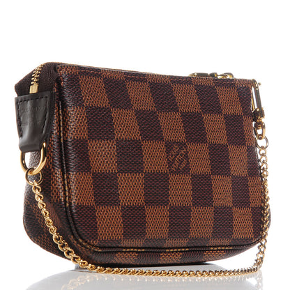 Louis Vuitton Damier Ebene Mini Pochette Accessories 2 of 7
