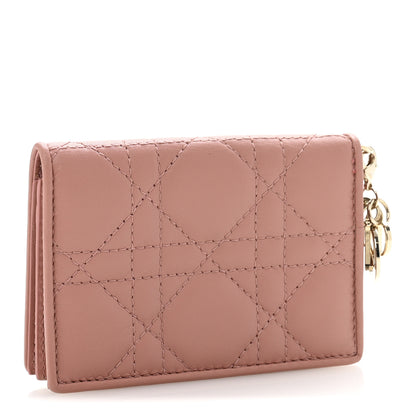 Christian Dior Calfskin Cannage Mini Lady Dior Wallet Fard 3 of 11