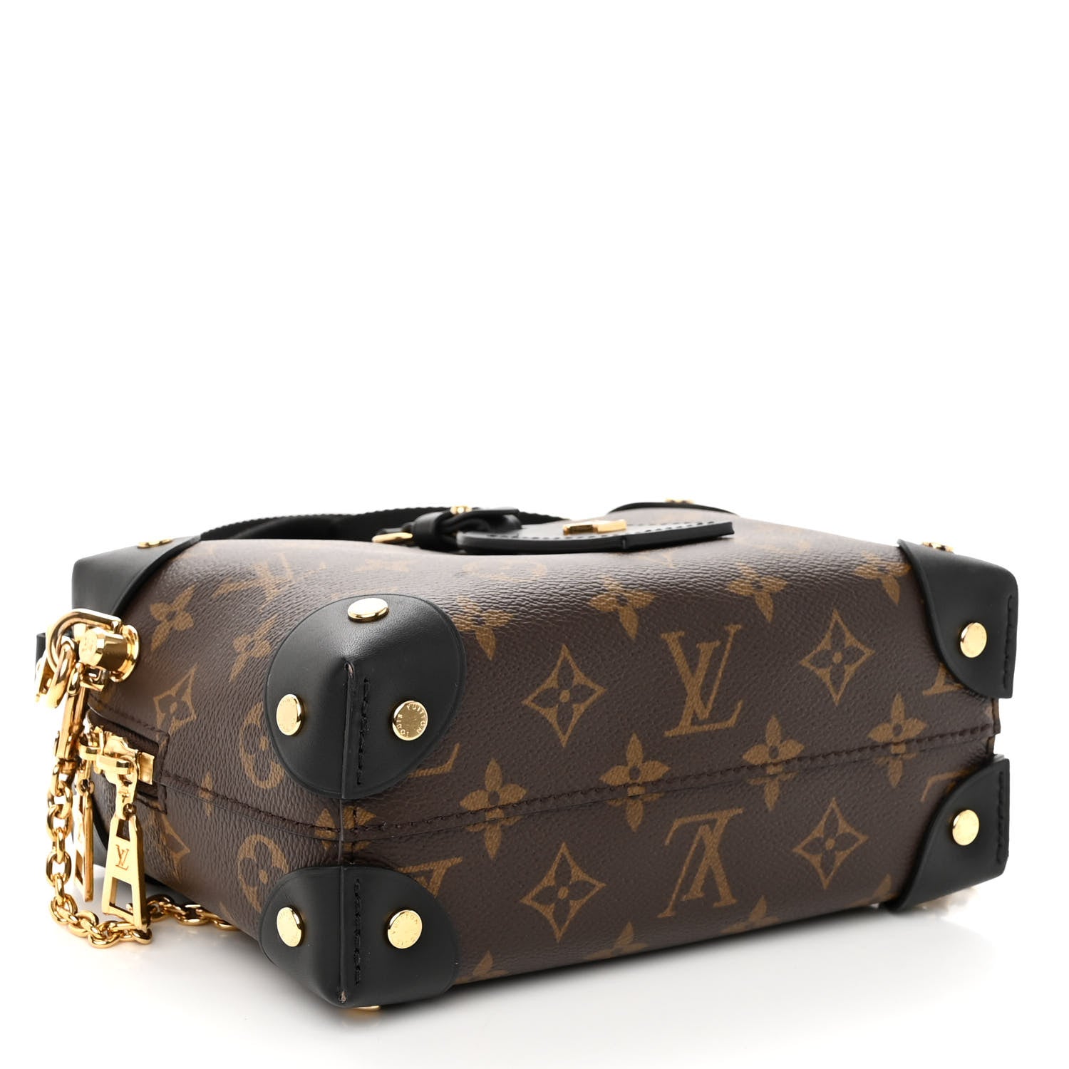 Louis Vuitton Monogram Petite Malle Souple Black 4 of 9