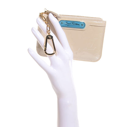 Louis Vuitton Vernis Key Pouch Blanc Corail 2 of 8