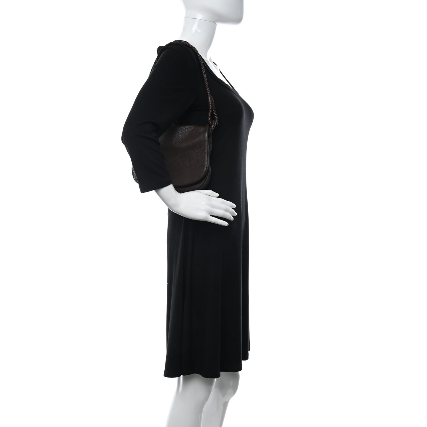 Cervo Flap Shoulder Bag Ebano