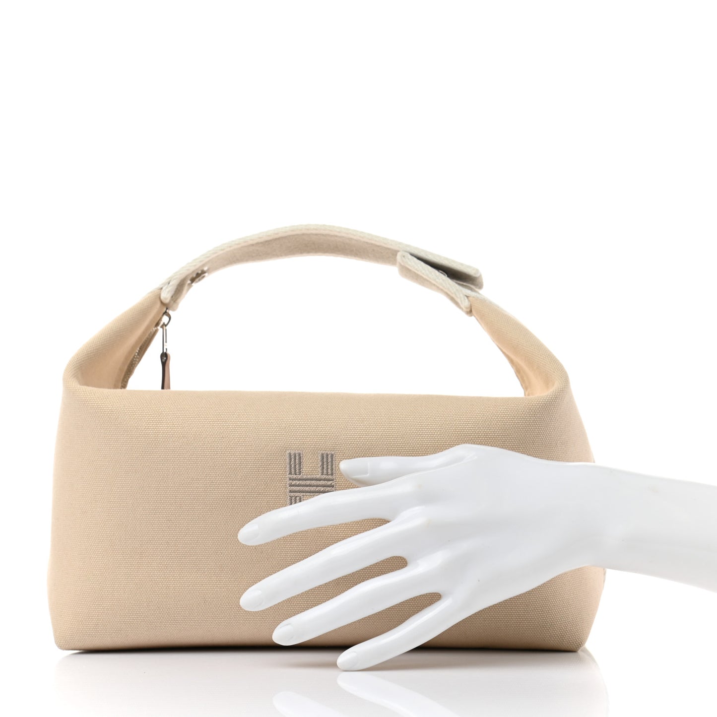 Canvas Large Bride-A-Brac Pouch Natural