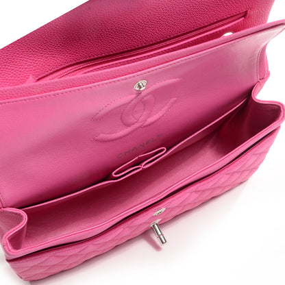 Chanel Iridescent Caviar Quilted Medium Double Flap Pink 5 of 8