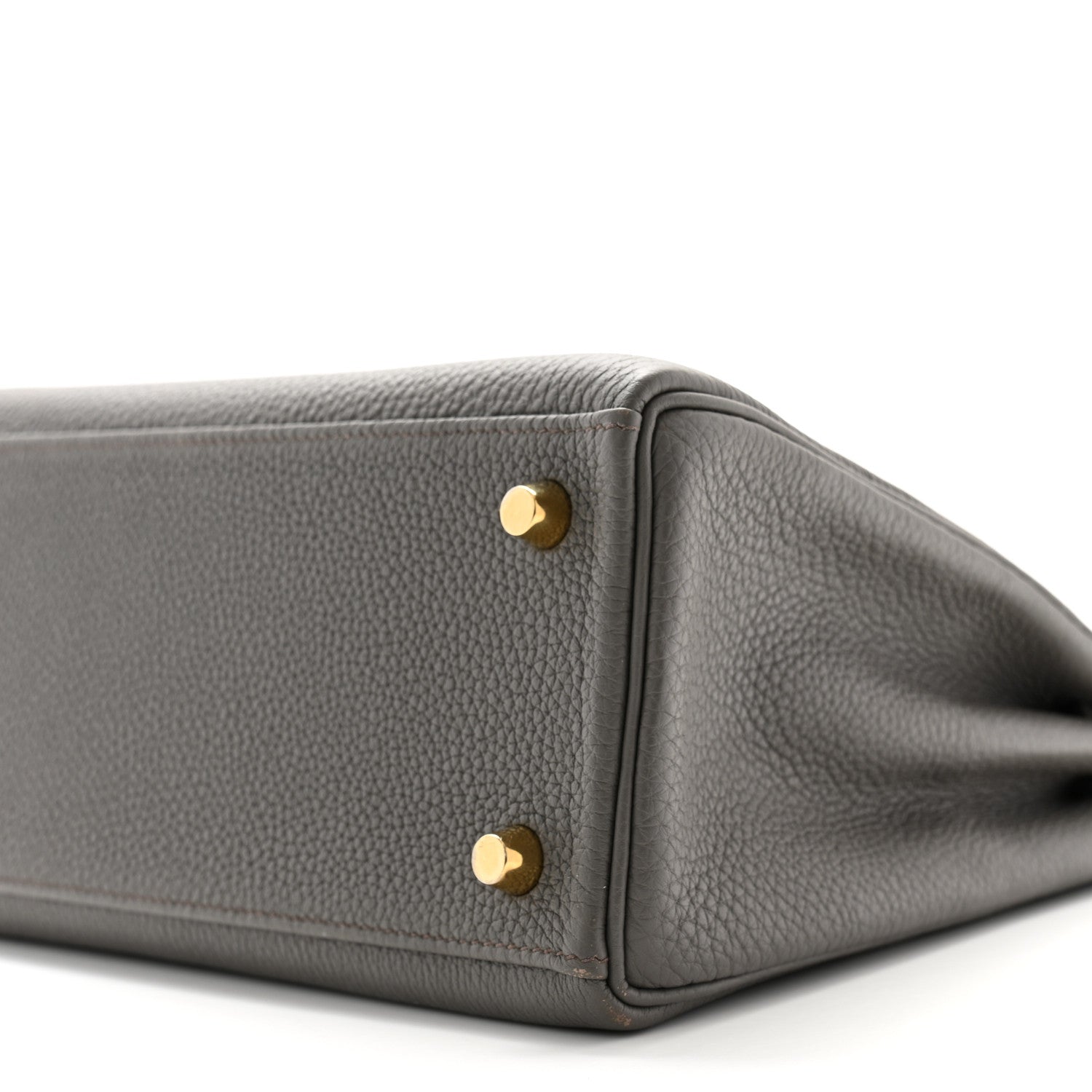 Hermes Togo Kelly Retourne 25 Etain 10 of 13