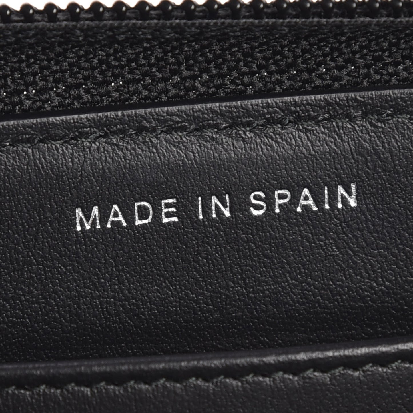 Caviar Chevron Quilted Zip Around Boy Wallet Black