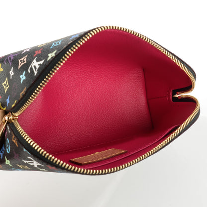 Louis Vuitton Monogram Multicolor Cosmetic Pouch Black Grenade 5 of 8