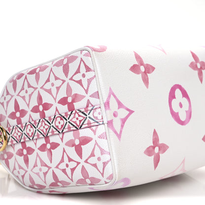Louis Vuitton Monogram Giant By The Pool 2.0 Speedy Bandouliere 25 Rose 8 of 15