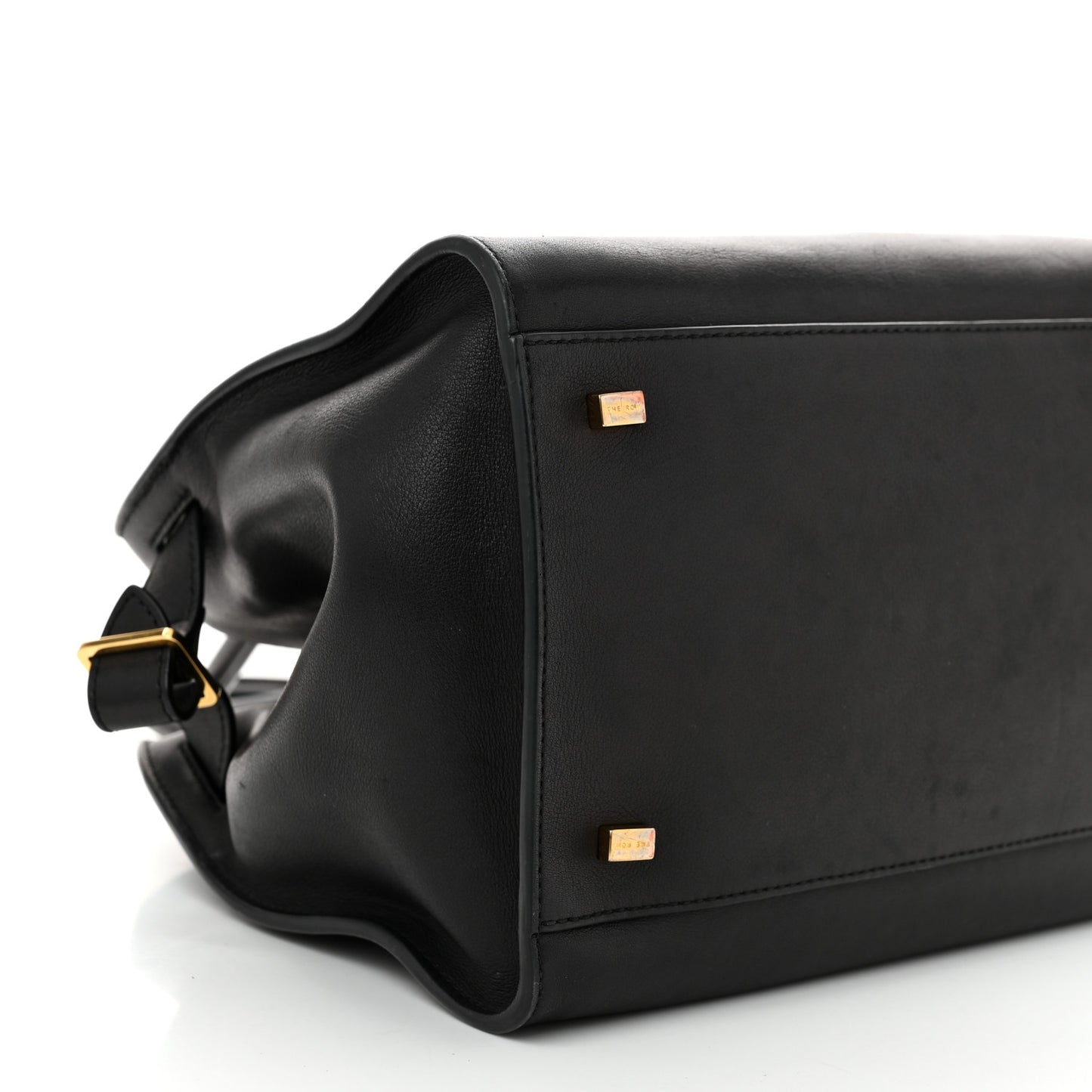 Polished Saddle Calfskin Soft Margaux 12 Black