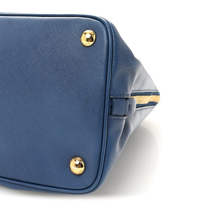Prada Saffiano Lux Medium Promenade Tote Bluette 9 of 9