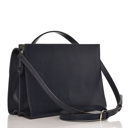Fendi Vitello Elite Flamingo Demi Jour Shoulder Bag Lavagna 3 of 7