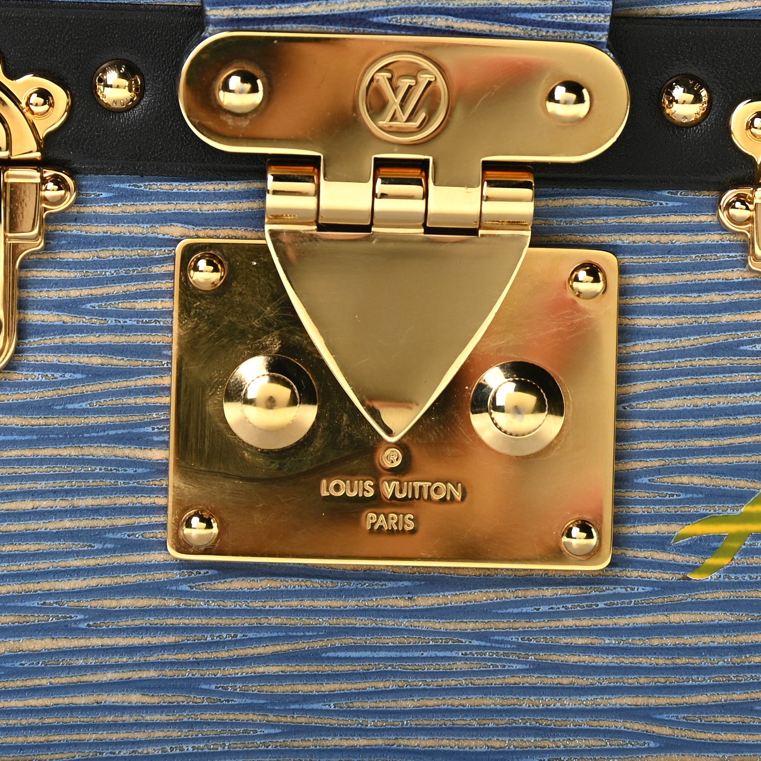 Louis Vuitton Epi Petite Malle Denim Light 6 of 12