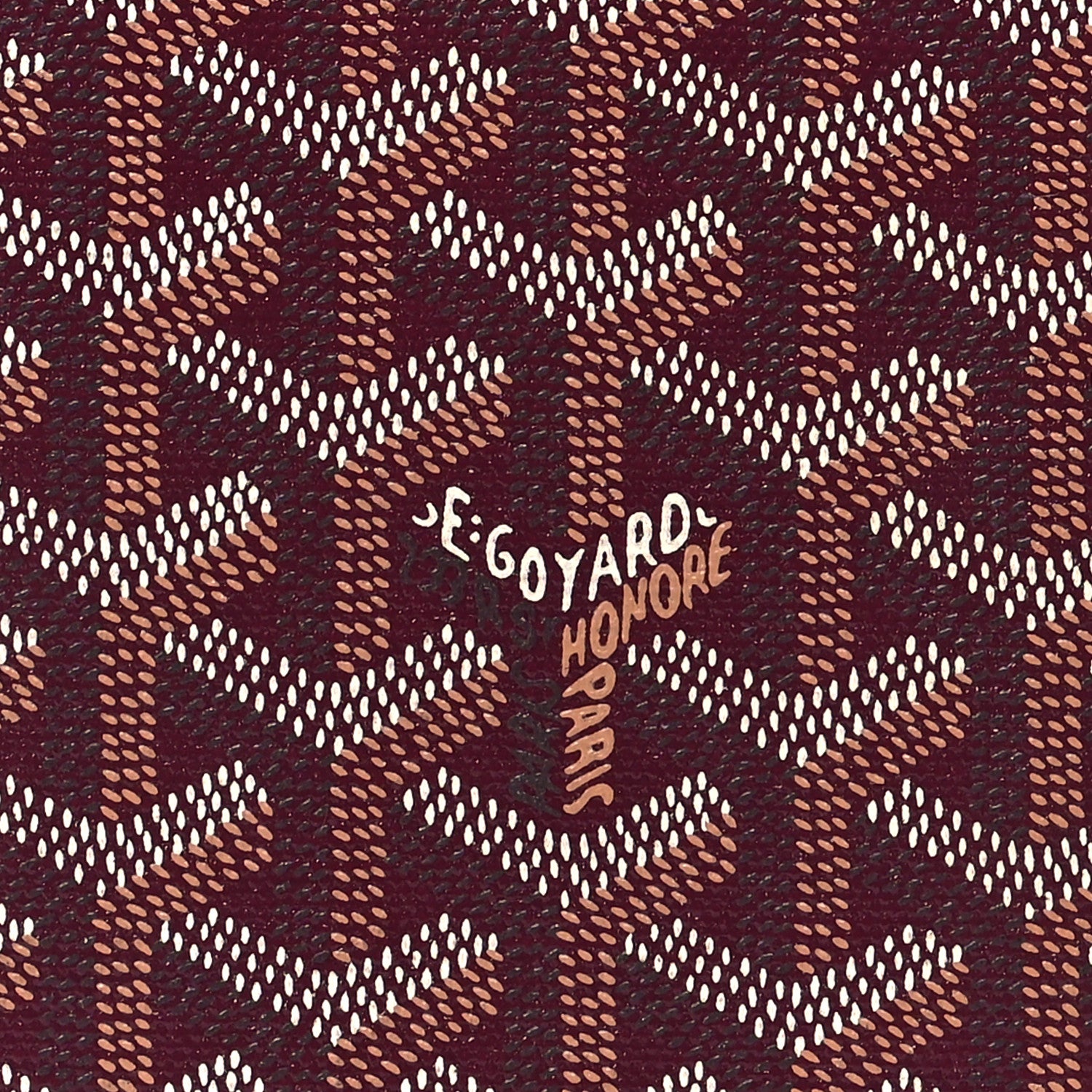 Goyard Goyardine Passport Wallet Burgundy 12 of 14