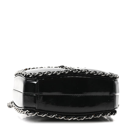 Chanel Patent Minaudiere Chain Clutch Black 4 of 8