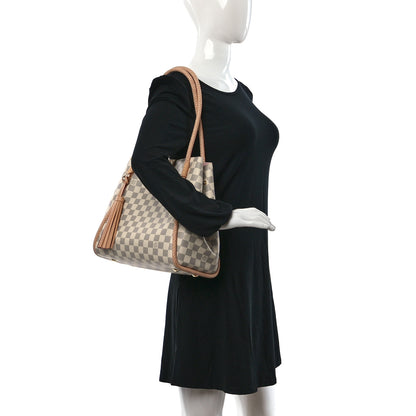 Louis Vuitton Damier Azur Propriano Rose Ballerine 3 of 8