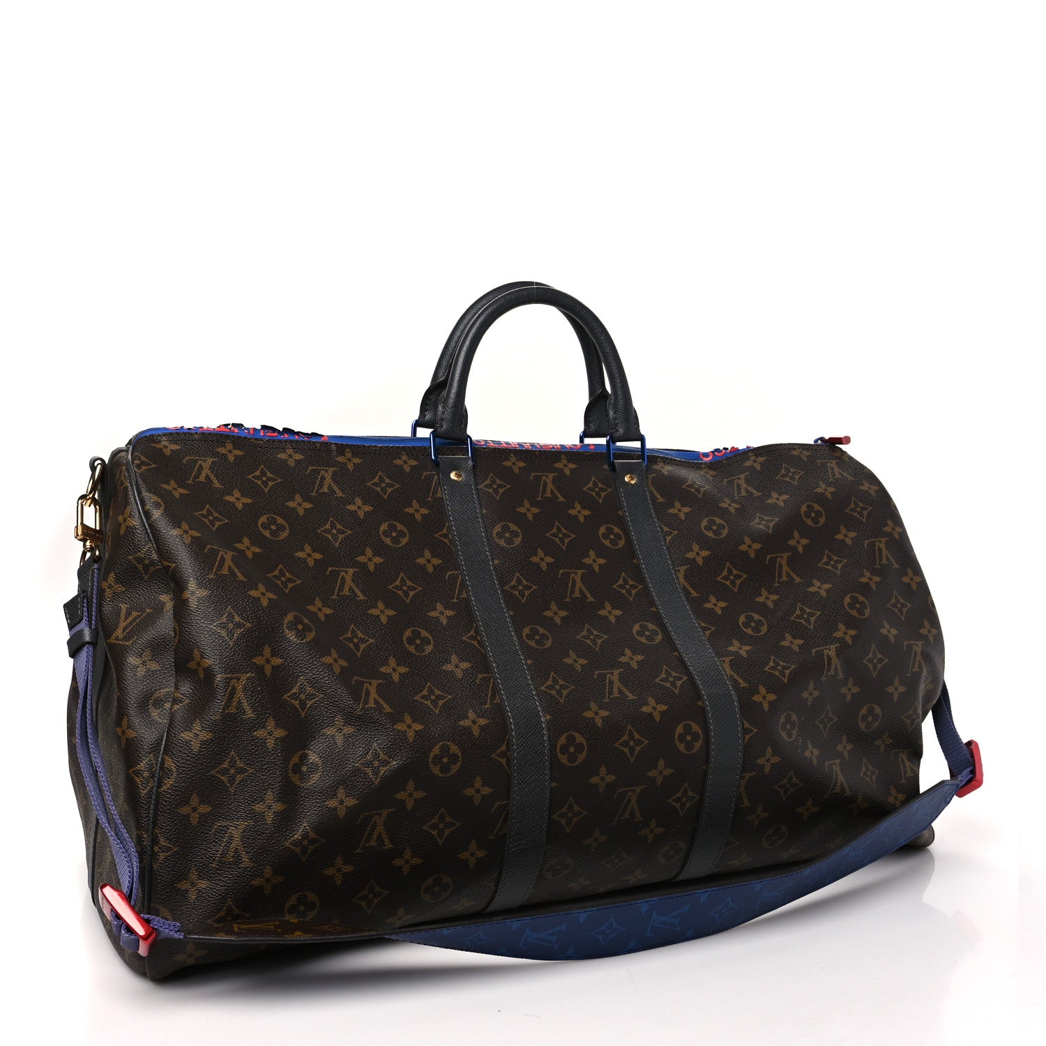 Louis Vuitton Monogram Taiga Outdoor Keepall Bandouliere 55 2 of 10