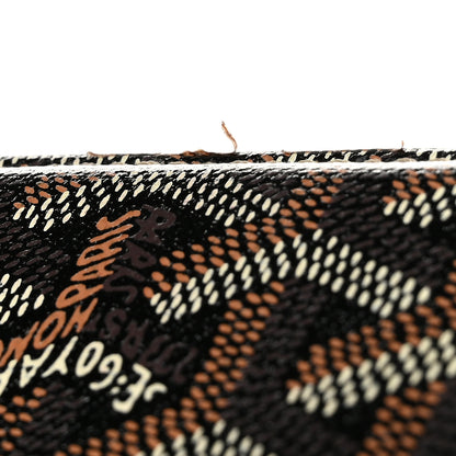 Goyard Goyardine Saint Sulpice Card Holder Black Gold 8 of 9