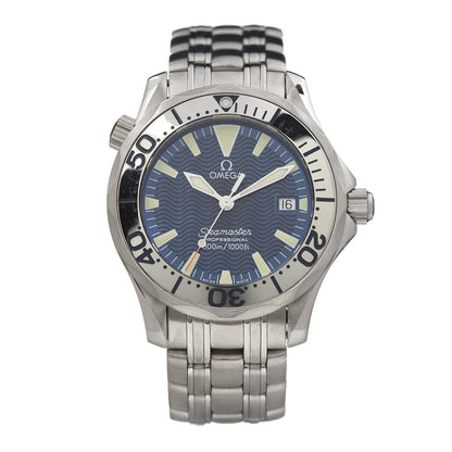 Omega Stainless Steel 36mm Seamaster Professional Quartz Watch Blue 2263.80 1 of 6
