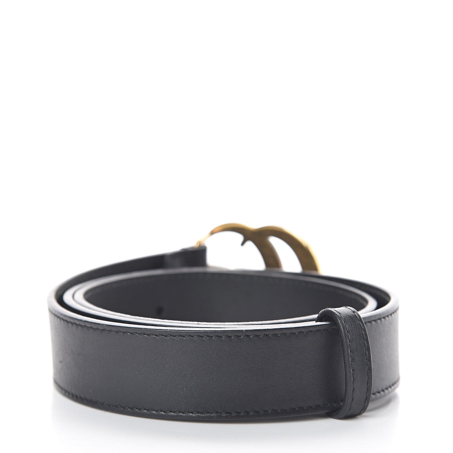 Gucci Calfskin Double G 30mm Belt 85 34 Black 2 of 5