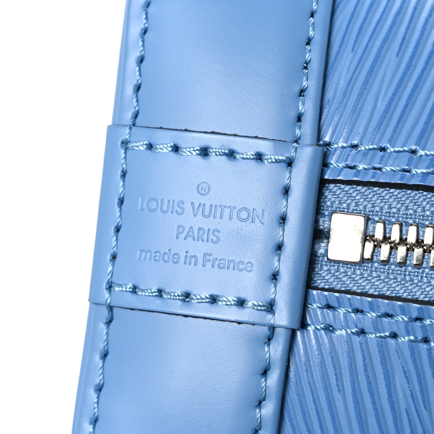 Louis Vuitton Epi Jacquard Alma BB Bleuet 5 of 9