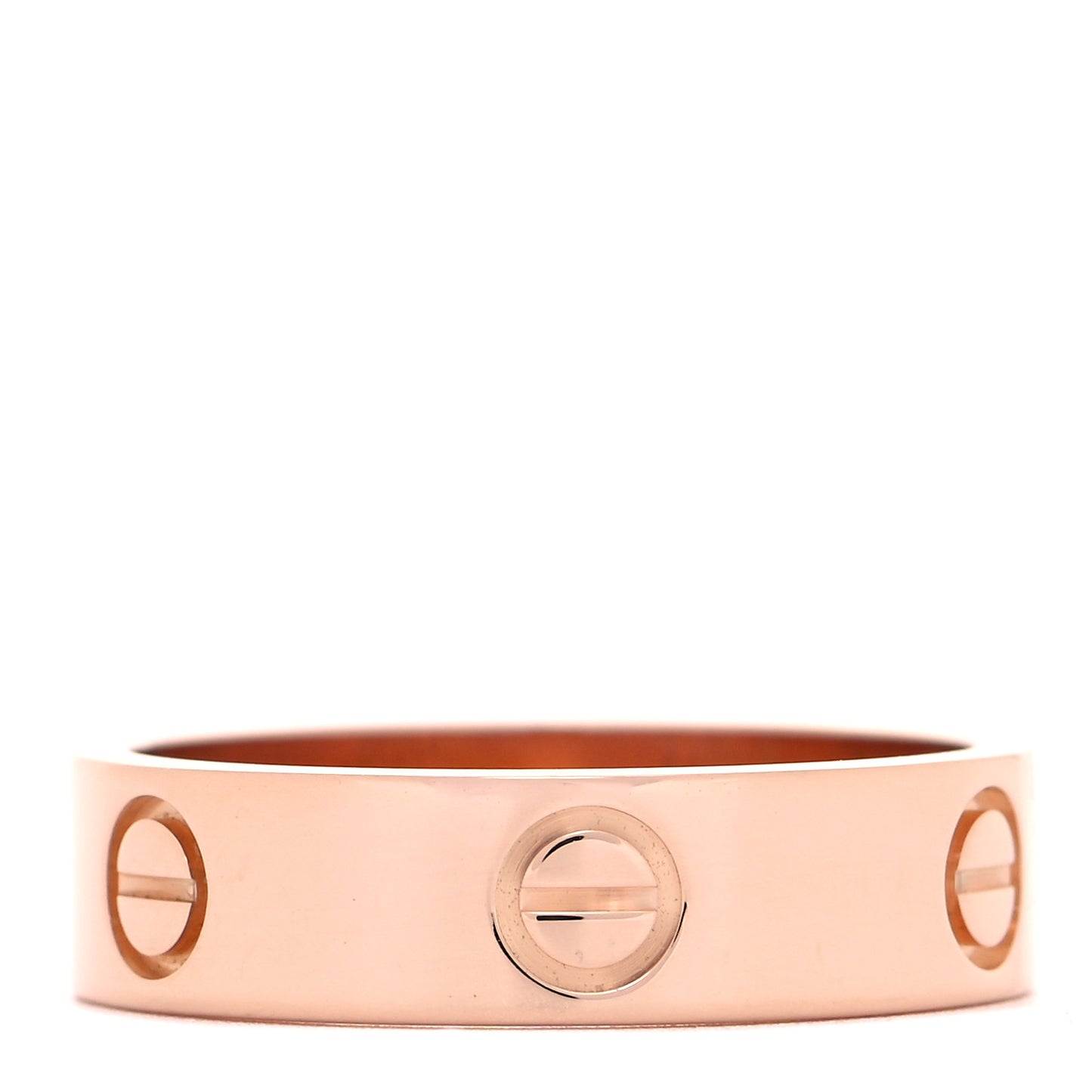 18K Pink Gold 5.5mm LOVE Ring 58 8.25