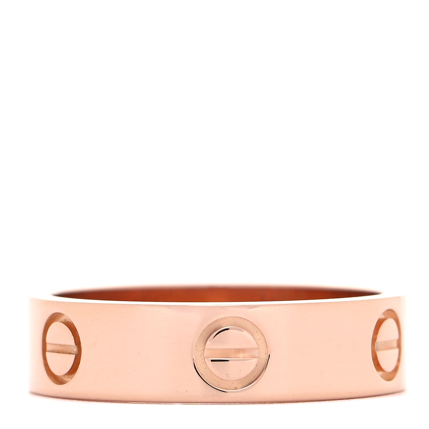 Cartier 18K Pink Gold 5.5mm LOVE Ring 58 8.25 1 of 4