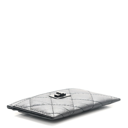 Chanel Aged Calfskin Quilted Reissue Card Holder So Black 4 of 9