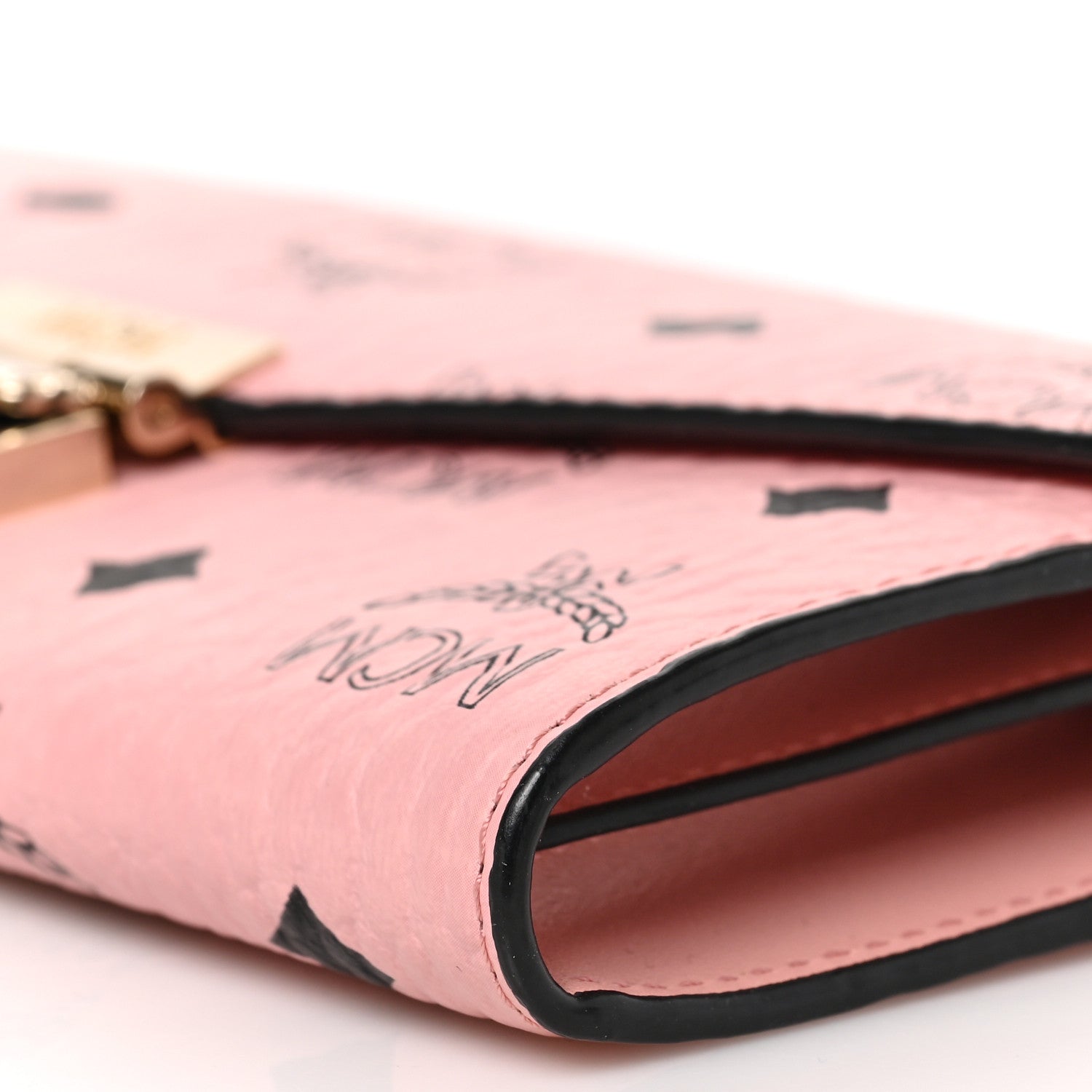 MCM Visetos Large Patricia Wallet On Chain Soft Pink 7 of 7