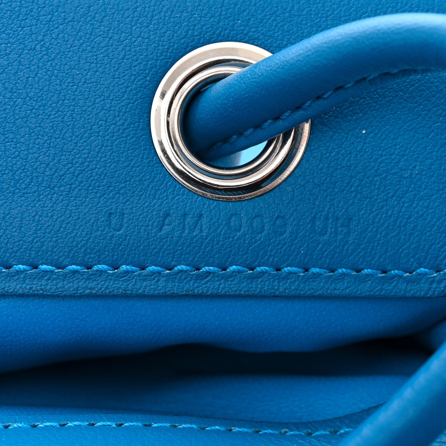 Hermes Milo Lambskin Swift Mini Aline Bleu Zanzibar 7 of 11