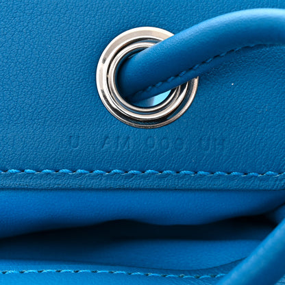 Hermes Milo Lambskin Swift Mini Aline Bleu Zanzibar 7 of 11