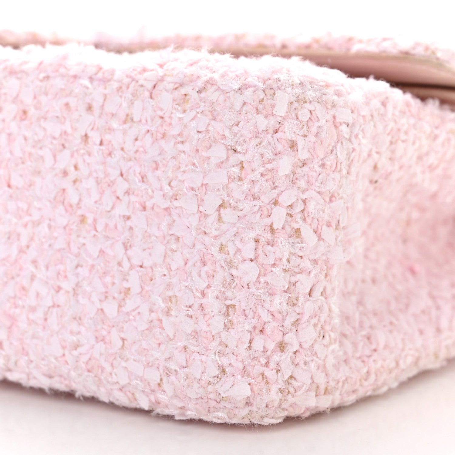 Chanel Tweed Medium Double Flap Pink 10 of 11